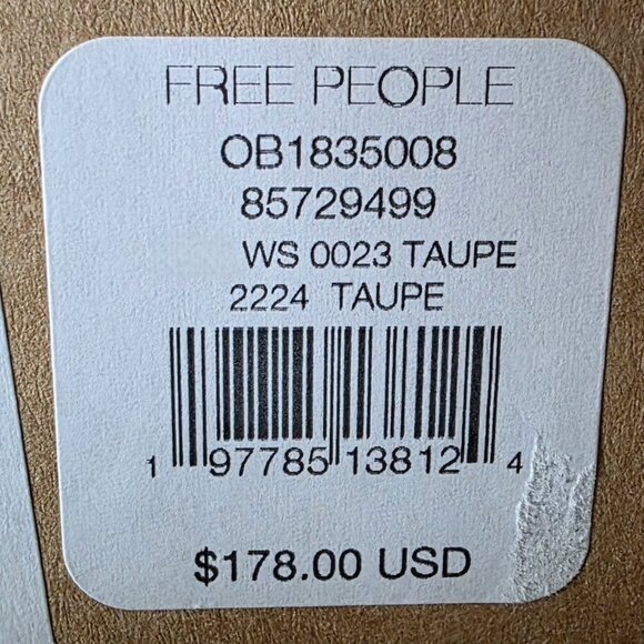 Free People Women's Gable Glad Espadrilles, Tan - Picture 6 of 7